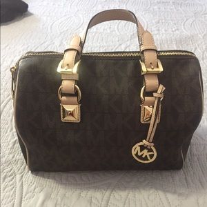 Michael Kors Grayson Brown MD Satchel